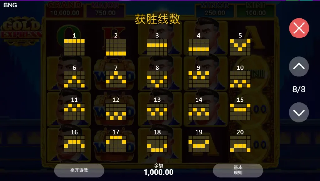 黃金特快車 遊戲規則