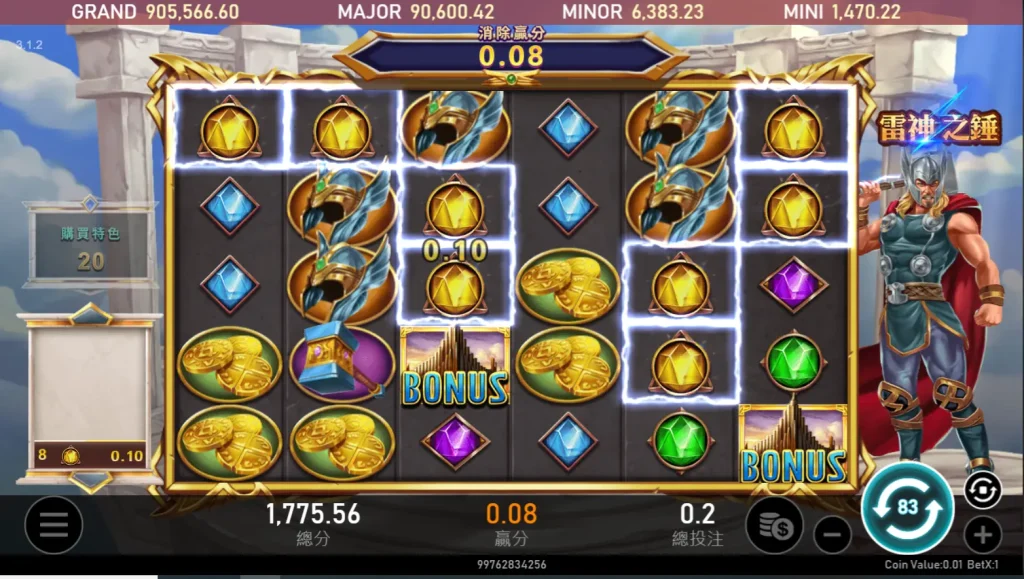 雷神之錘玩法解析：揭秘老虎機機制