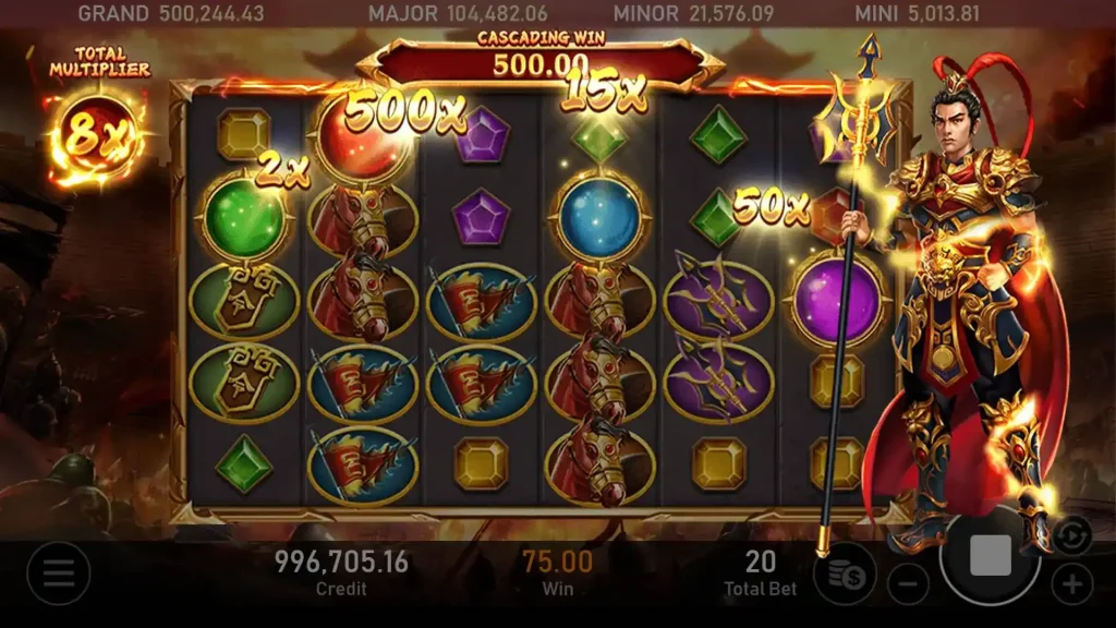 戰神呂布免費遊戲秘技 ：電子老虎機的開獎規律解析！